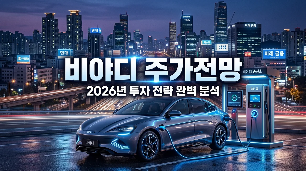 중국비야디주가 전망 2026: 테슬라 제친 전기차 1위, 투자 포인트 3가지