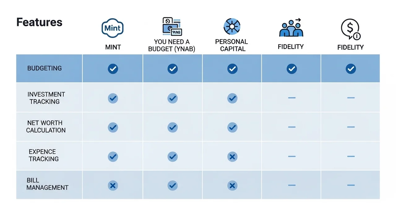 2026년 인기 가계부 어플 5종 비교 요약