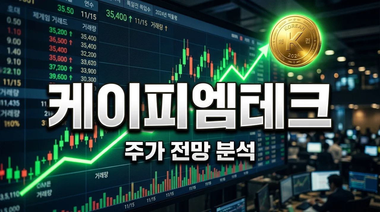 케이피엠테크 주가 전망 2026년 4월: 핵심 투자 포인트와 리스크 분석