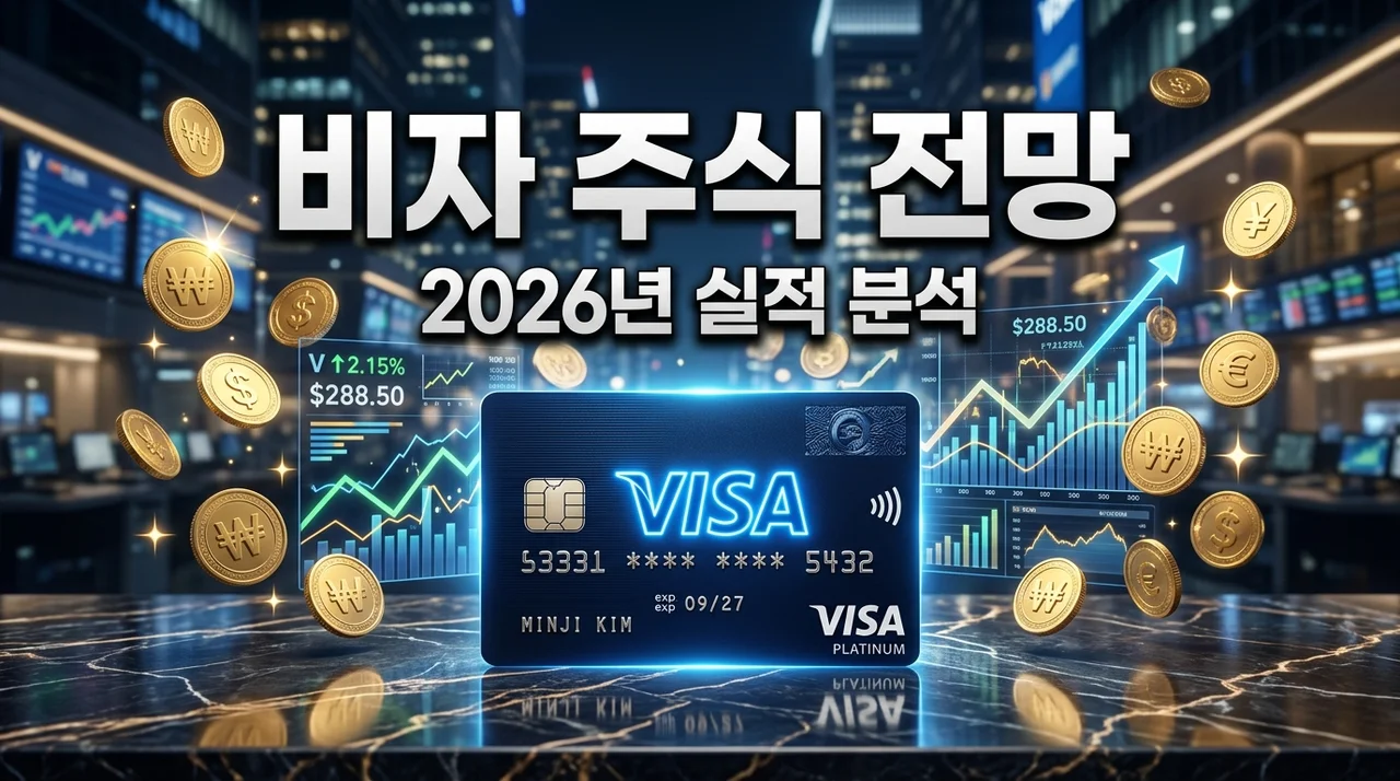비자 주식 주가 전망 실적 분석: 미국 배당 성장주의 정석 (2026)