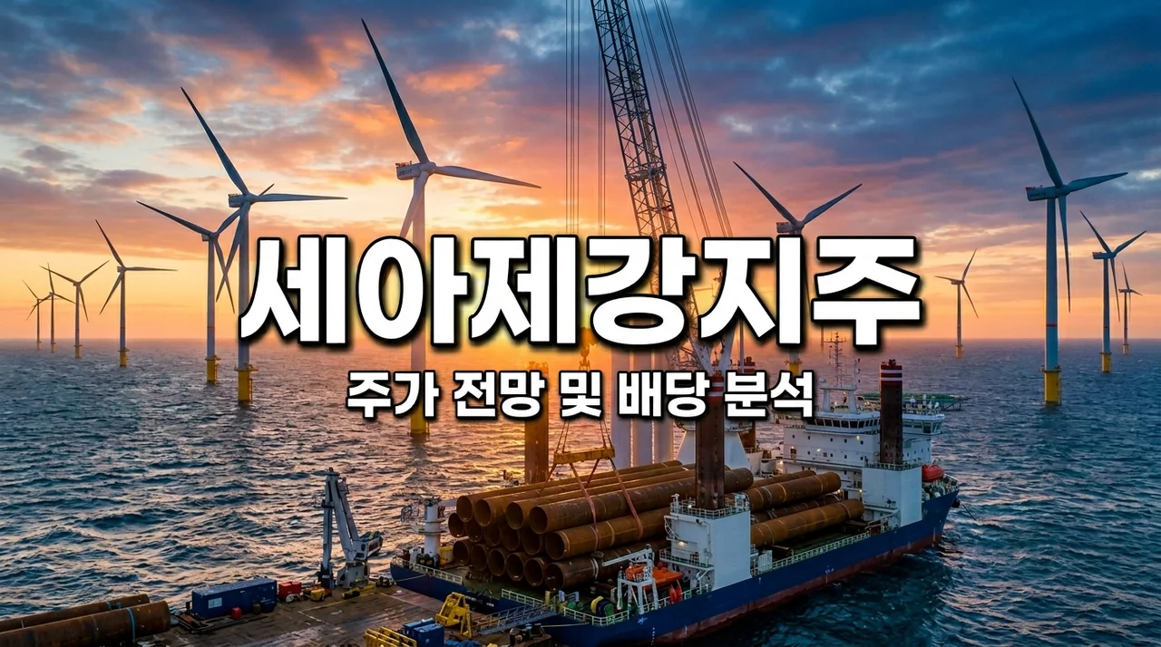 세아제강지주 주가 전망 분석: 배당금과 해상풍력 수혜 총정리