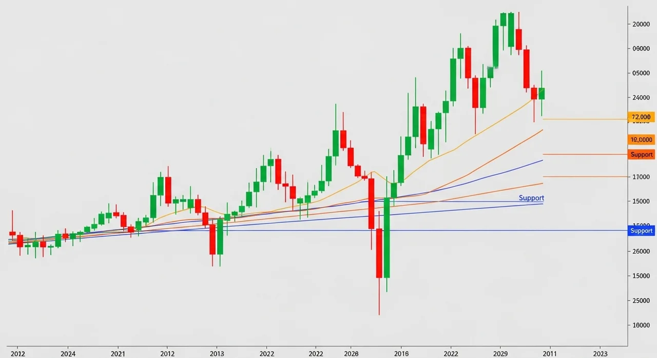 차트 분석: 지지선과 저항선 확인하기