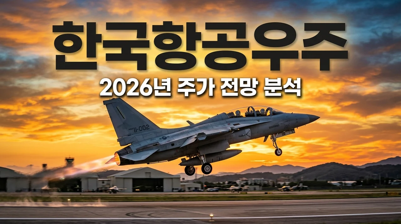 한국항공우주 주가 전망 2026년 실적 분석 및 목표가 총정리