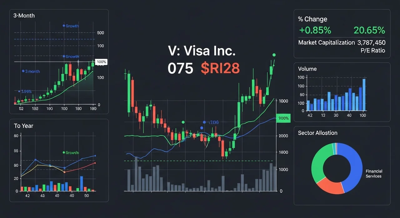 비자 주식 주요 지표 한눈에 보기
