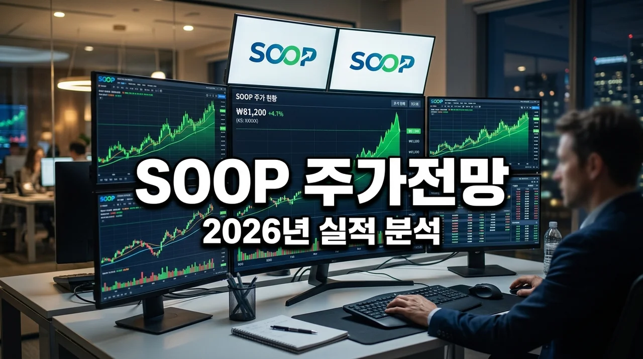 아프리카TV 주가 전망 및 SOOP 사명 변경 후 2026년 실적 분석