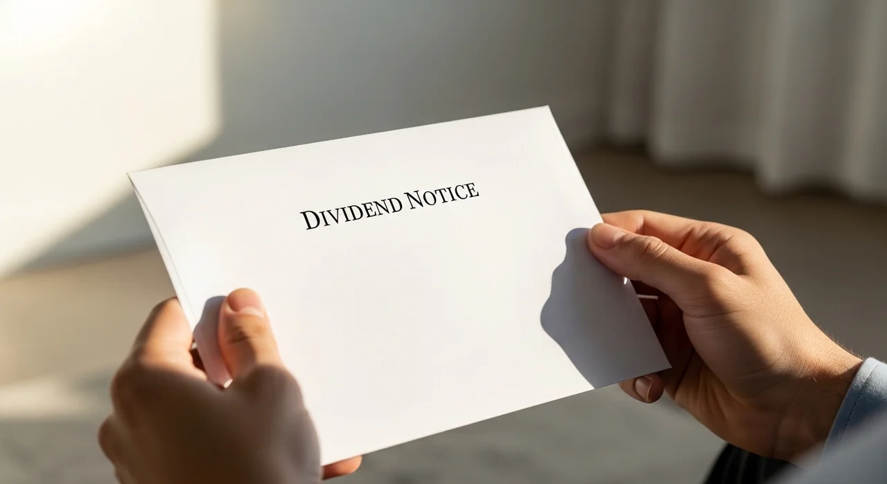 현금배당통지서, 반가운 우편물의 정체는 무엇일까요?