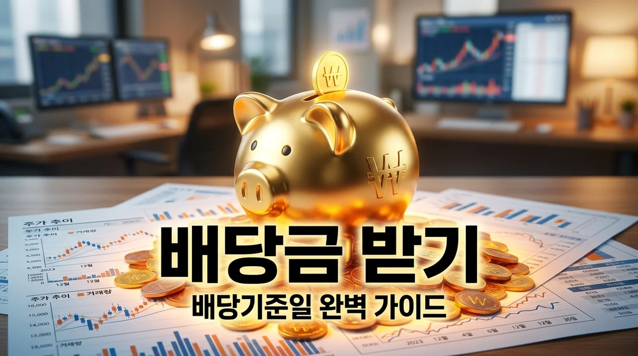 주식배당기준일 완벽 가이드: 배당금 받는 날짜 계산법 (2026 최신)