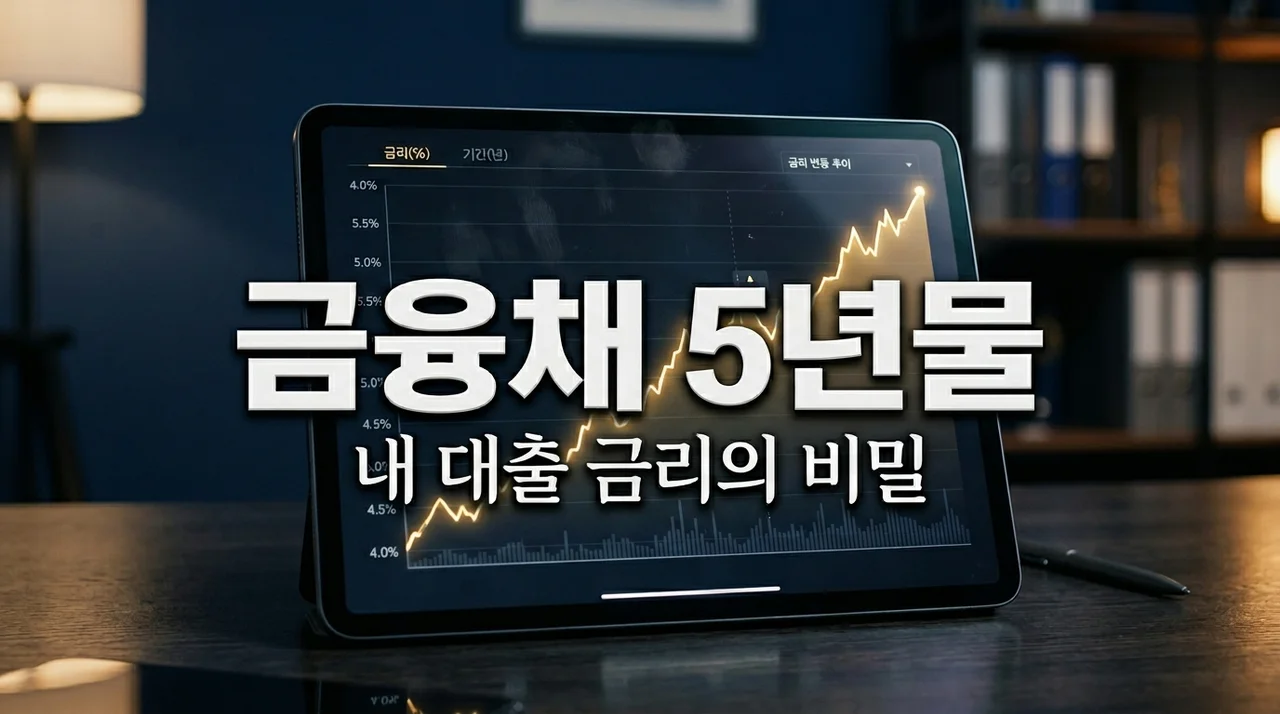 금융채5년물 금리 조회 및 주택담보대출 영향 완벽 정리