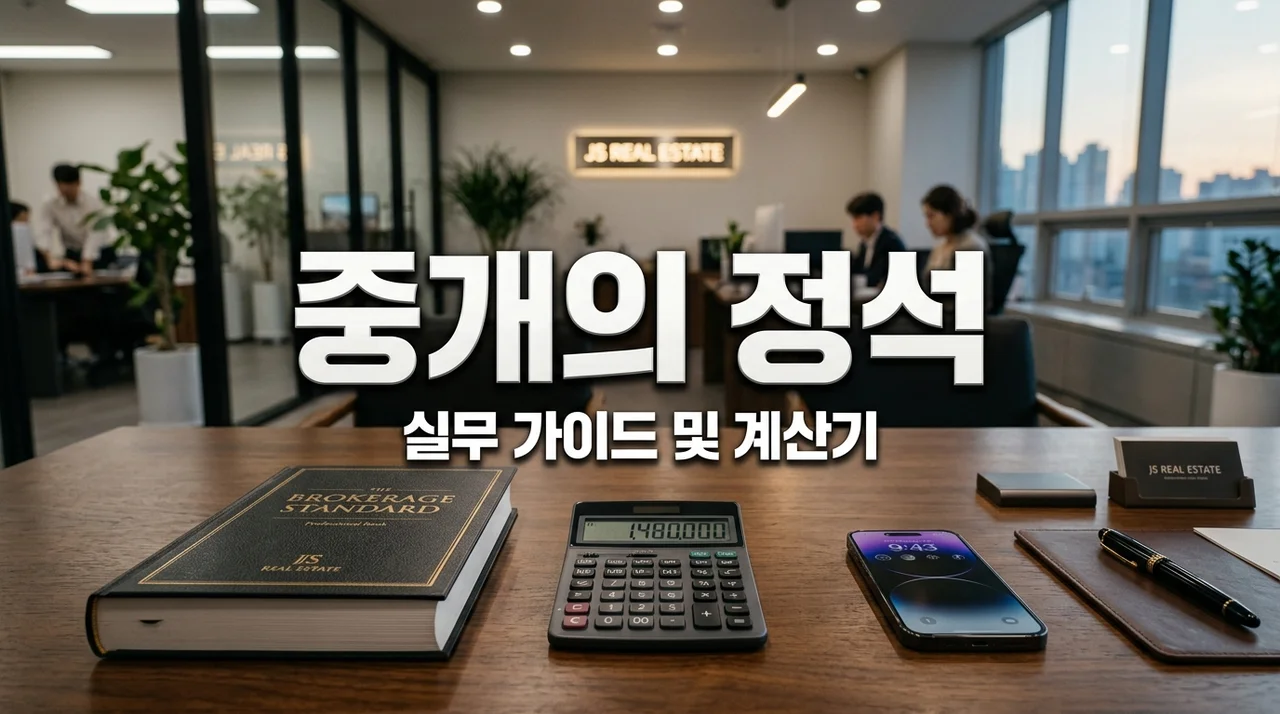 중개의정석 완벽 가이드: 실무 도서 후기 및 중개수수료 계산기 활용법