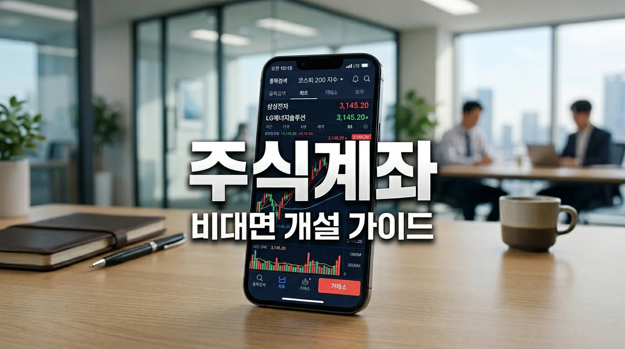 주식 비대면 계좌 개설 방법 및 증권사 추천 (미성년자 자녀 서류)