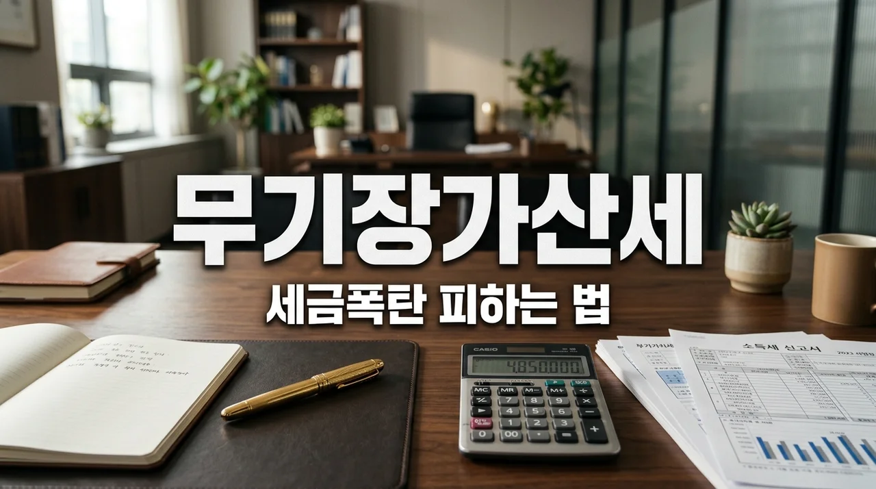 무기장가산세 계산 방법과 면제 대상: 2026 종합소득세 세금 폭탄 피하기