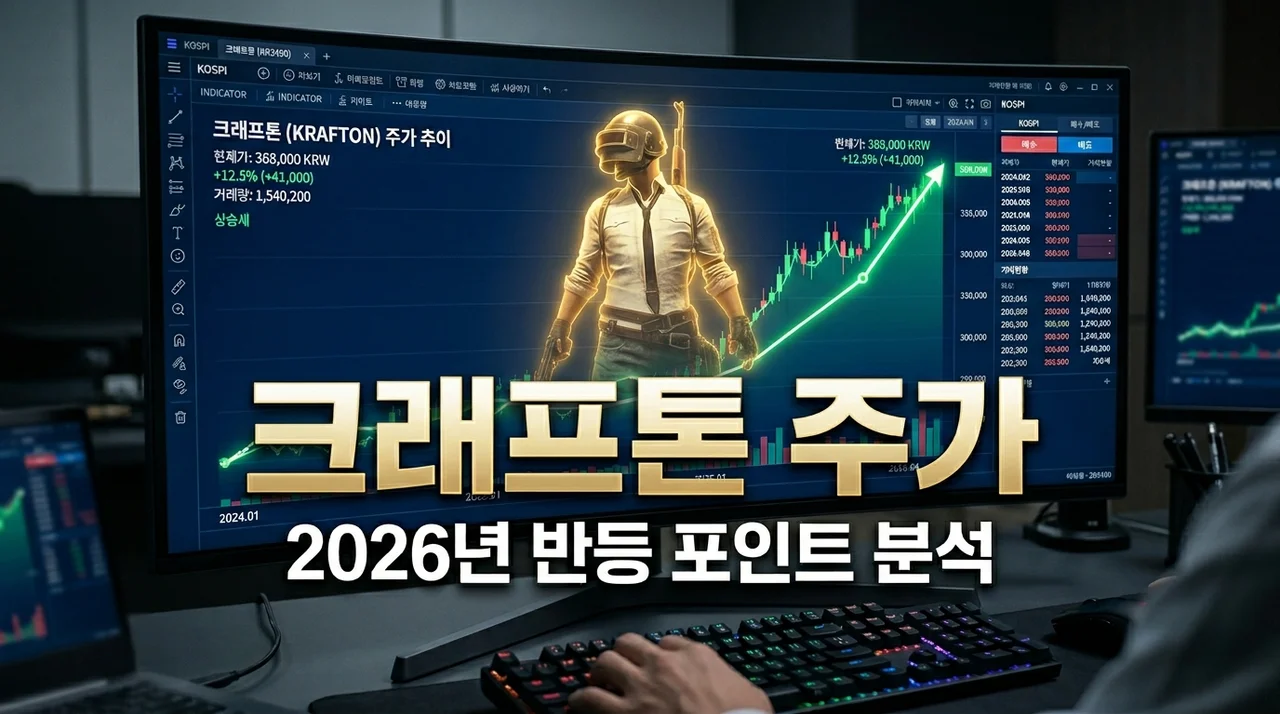 크래프톤 주가 전망: 바닥 확인했을까? 신작 모멘텀과 투자 핵심 전략 3가지