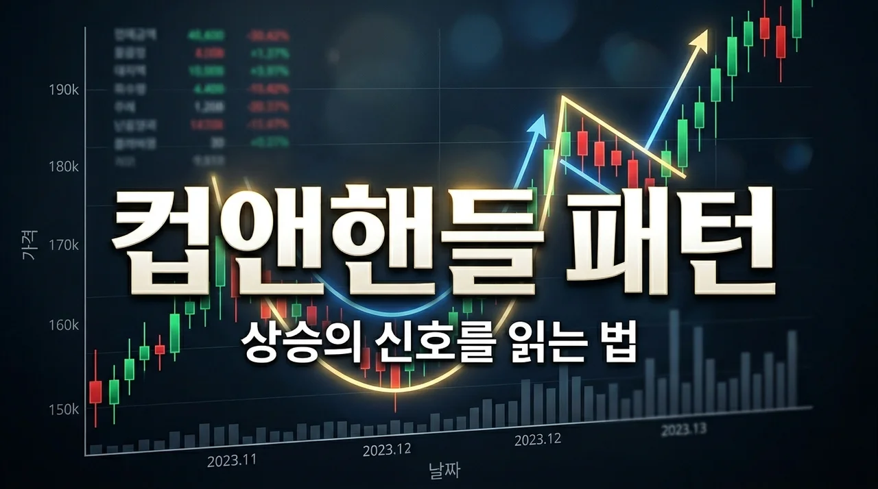 컵앤핸들 차트 패턴 분석: 윌리엄 오닐의 급등주 매수 타점 가이드