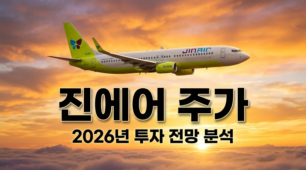 진에어주가 전망 및 분석: 2026년 실적 반등과 투자 포인트 3가지