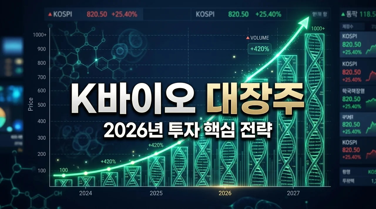 K바이오주식 전망 및 대장주 분석 | 2026년 하반기 투자 전략 총정리
