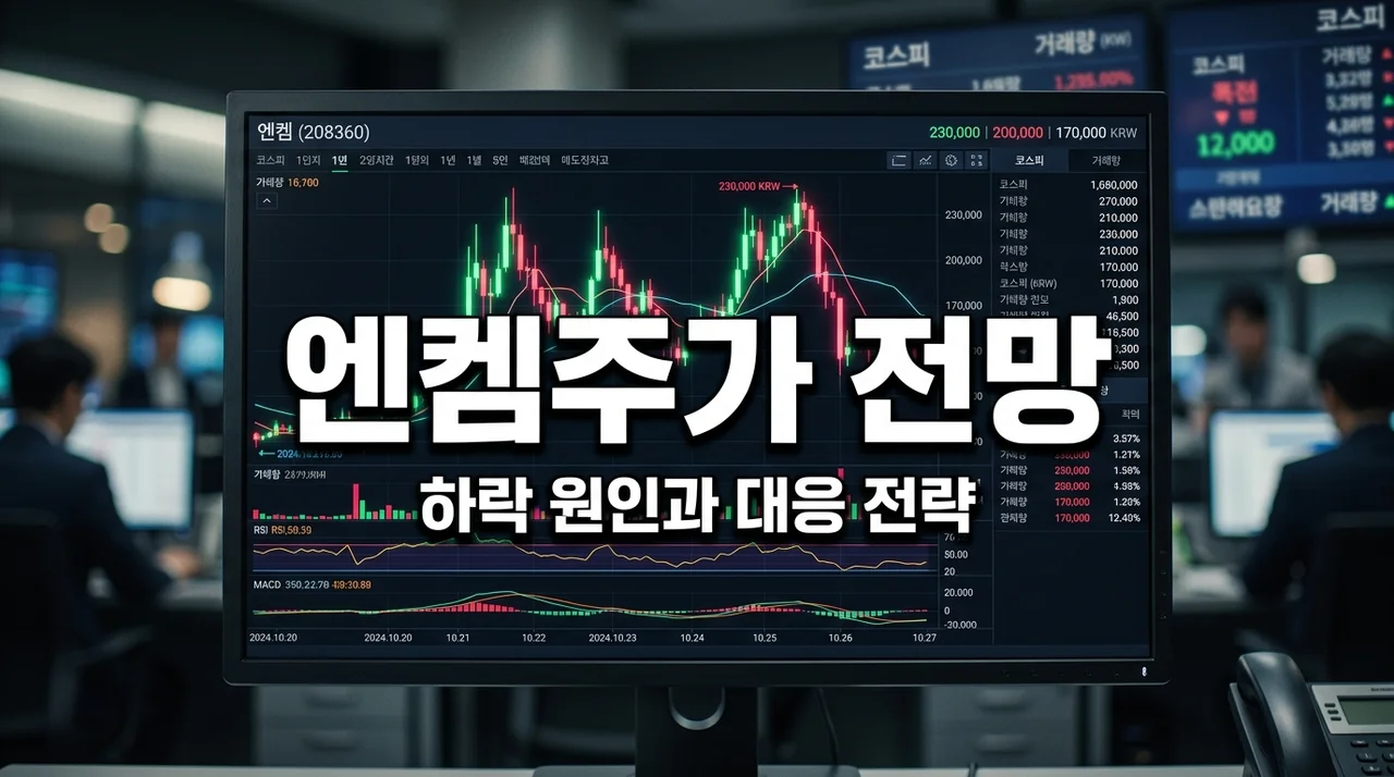 엔켐 주가 하한가 이유와 향후 전망, 투자자가 꼭 알아야 할 3가지