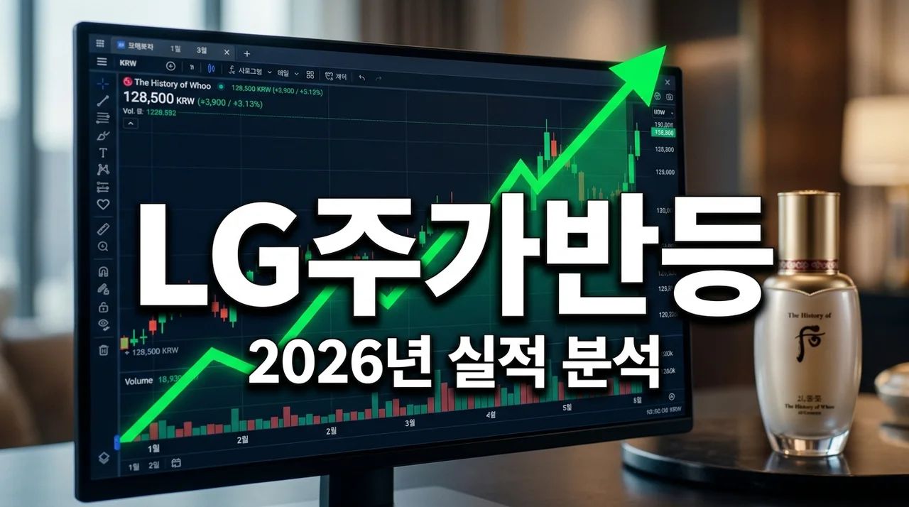 LG생활건강 주가 전망, 2026년 바닥 찍고 반등할까? 투자 전략 3가지
