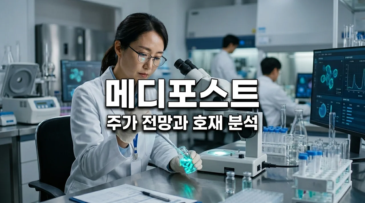 메디포스트 주가 전망 분석 및 핵심 호재: 카티스템 미국 임상 3상과 수급 전략