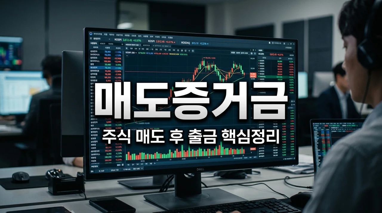 매도증거금 뜻과 주식 매도 후 현금 입금이 안 되는 이유 (D+2 결제)