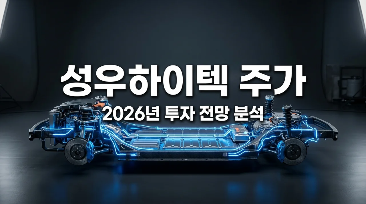 성우하이텍 주가 전망, 하이브리드 열풍과 실적 개선으로 본 투자 포인트 3가지