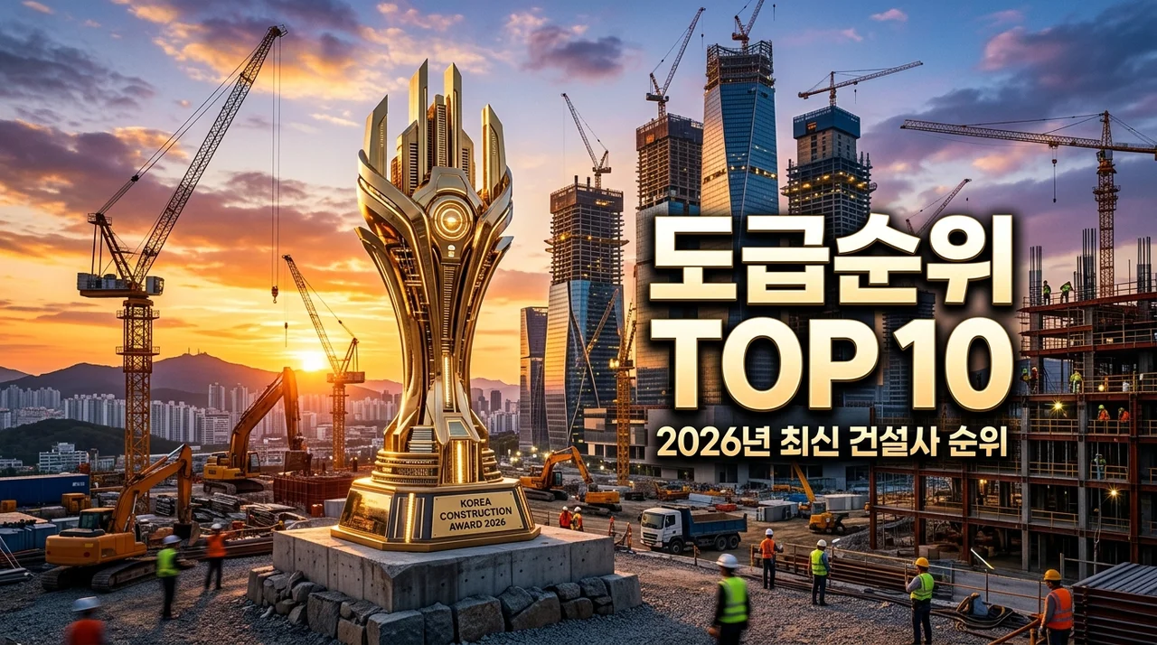 도급순위 2026년 건설사 순위와 1군 브랜드 완벽 가이드
