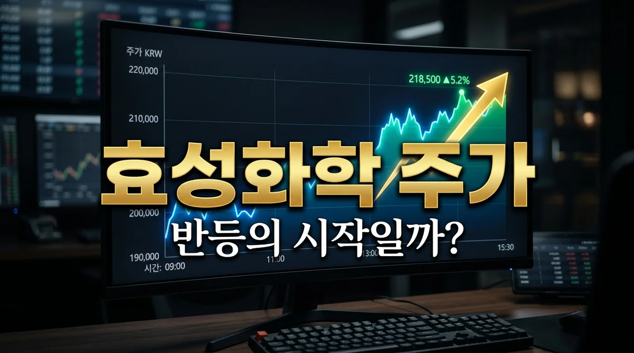 효성화학 주가 전망 분석 | 특수가스 매각과 재무구조 개선 기대감