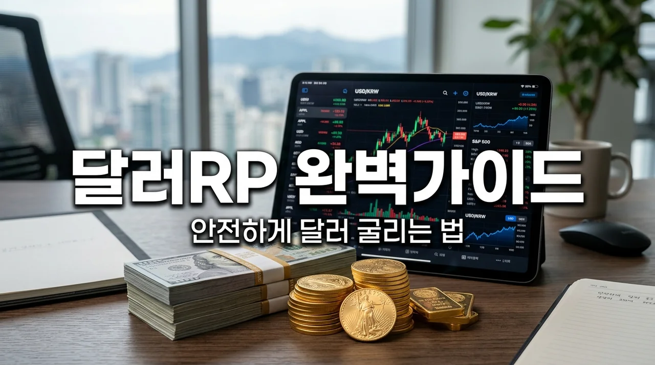 달러RP 투자 방법 총정리! 외화RP 금리 비교 및 파킹 통장 활용법