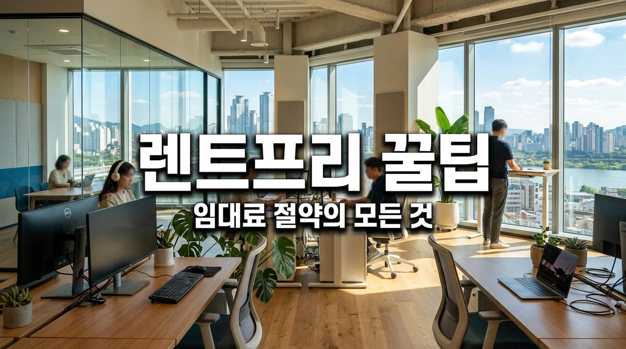 렌트프리 뜻과 기간 협의 꿀팁! 사무실 상가 임대료 아끼는 법