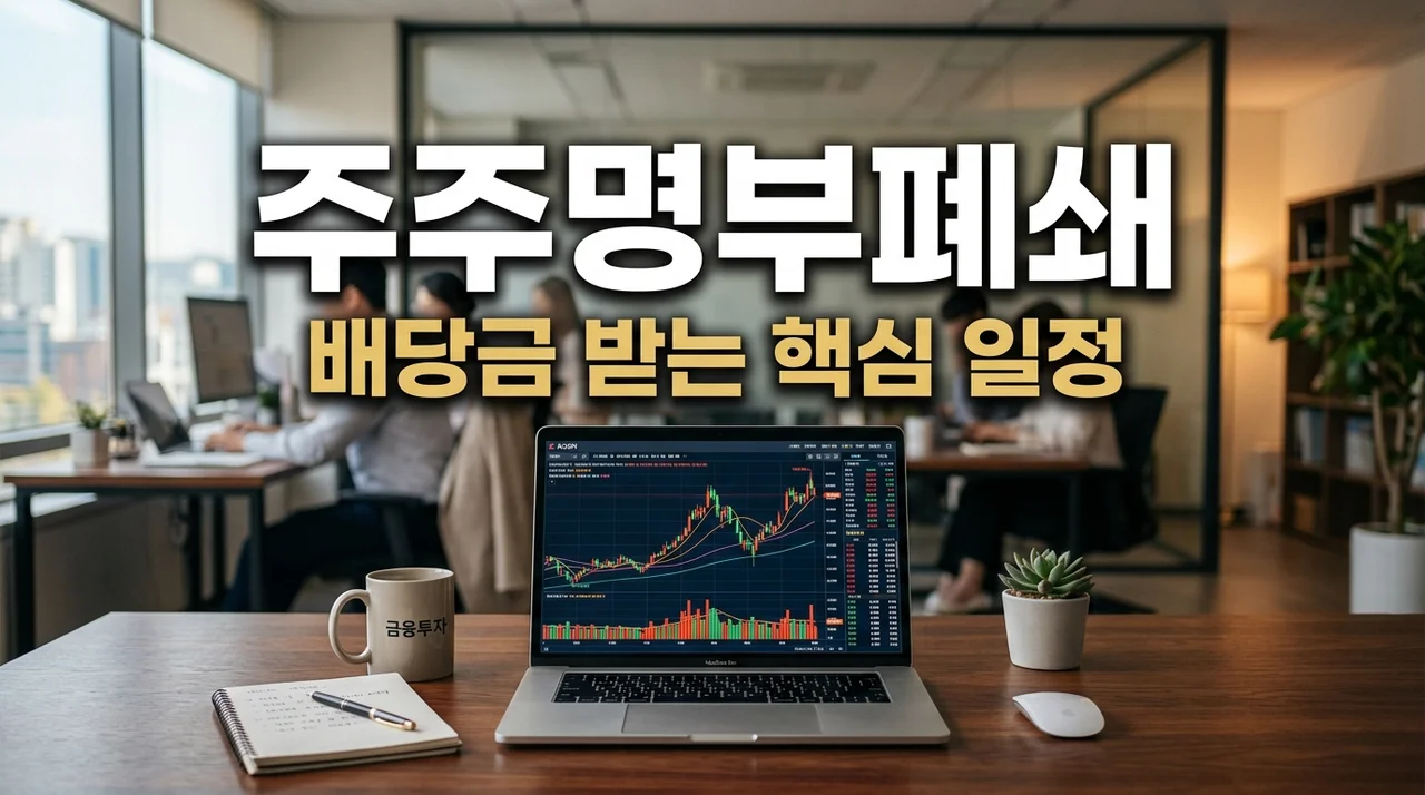 주주명부폐쇄 뜻과 배당기준일 완벽 정리: 주식 매도 가능할까?