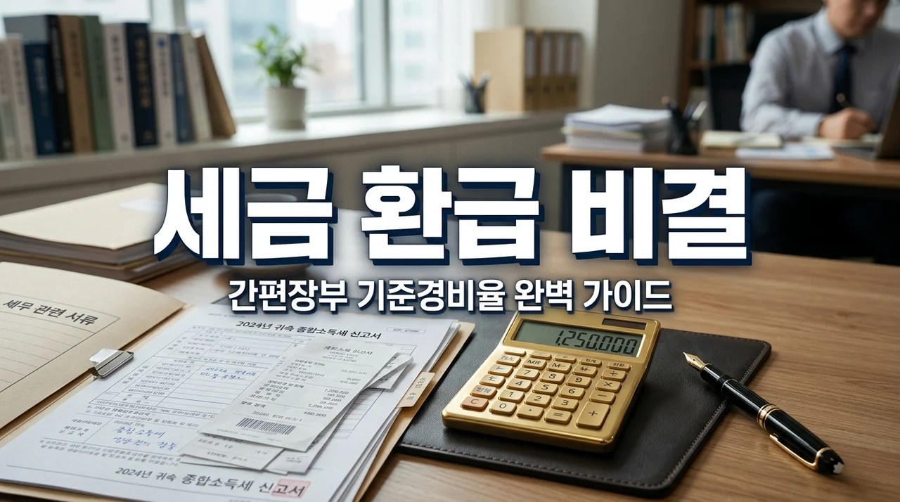 간편장부 대상자 기준경비율 총정리: 종합소득세 세금 폭탄 피하는 법