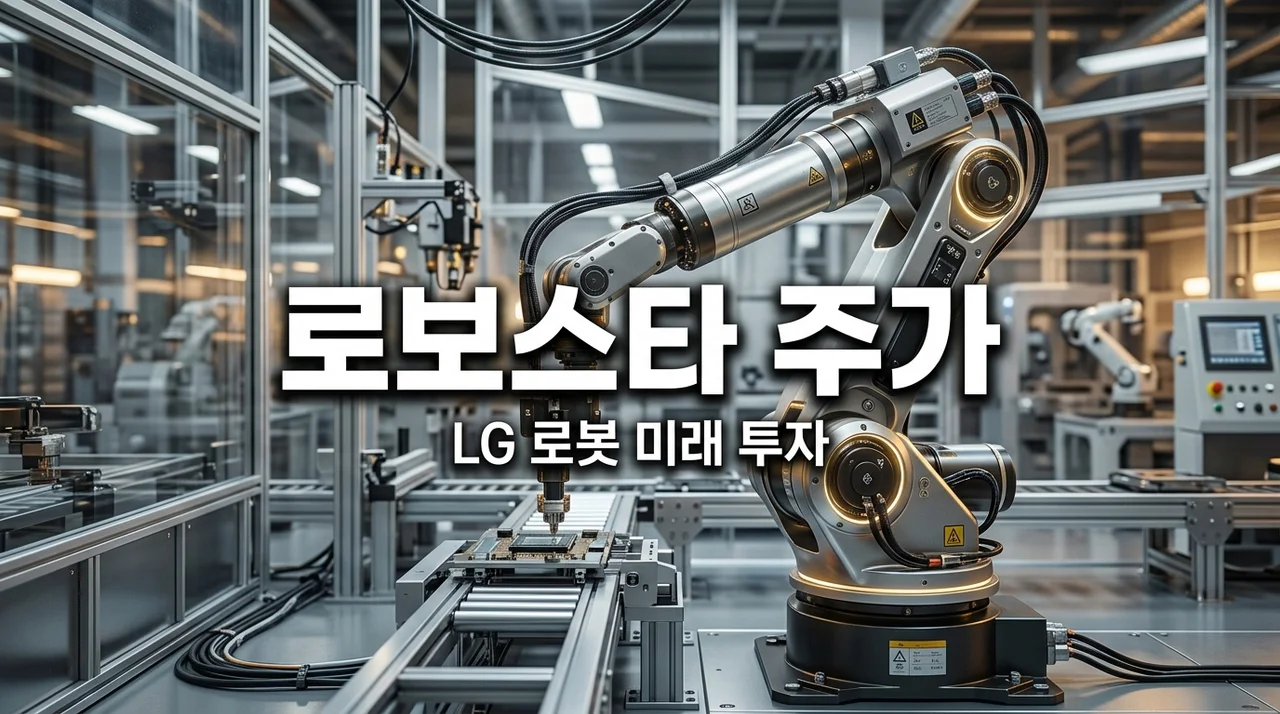 로보스타 주가 전망: LG 로봇 시너지와 2026년 투자 전략 심층 분석
