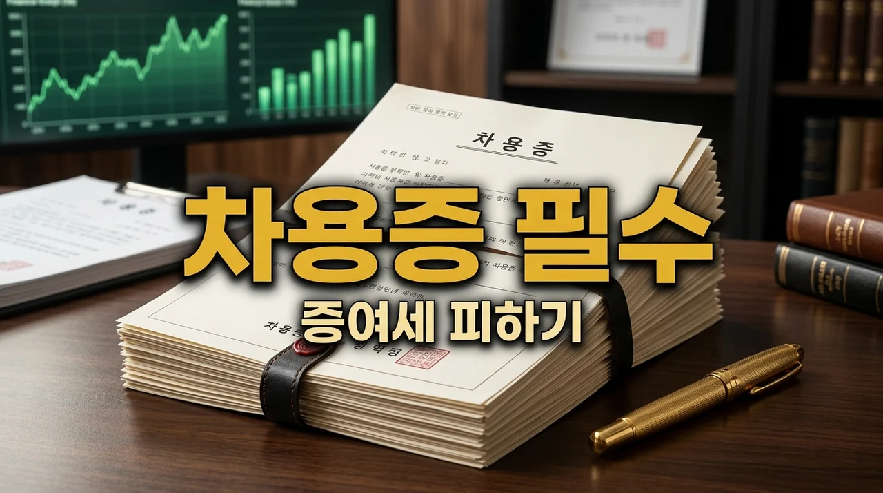 부모자식차용증 필수 가이드: 증여세 폭탄 피하는 작성법과 주의사항