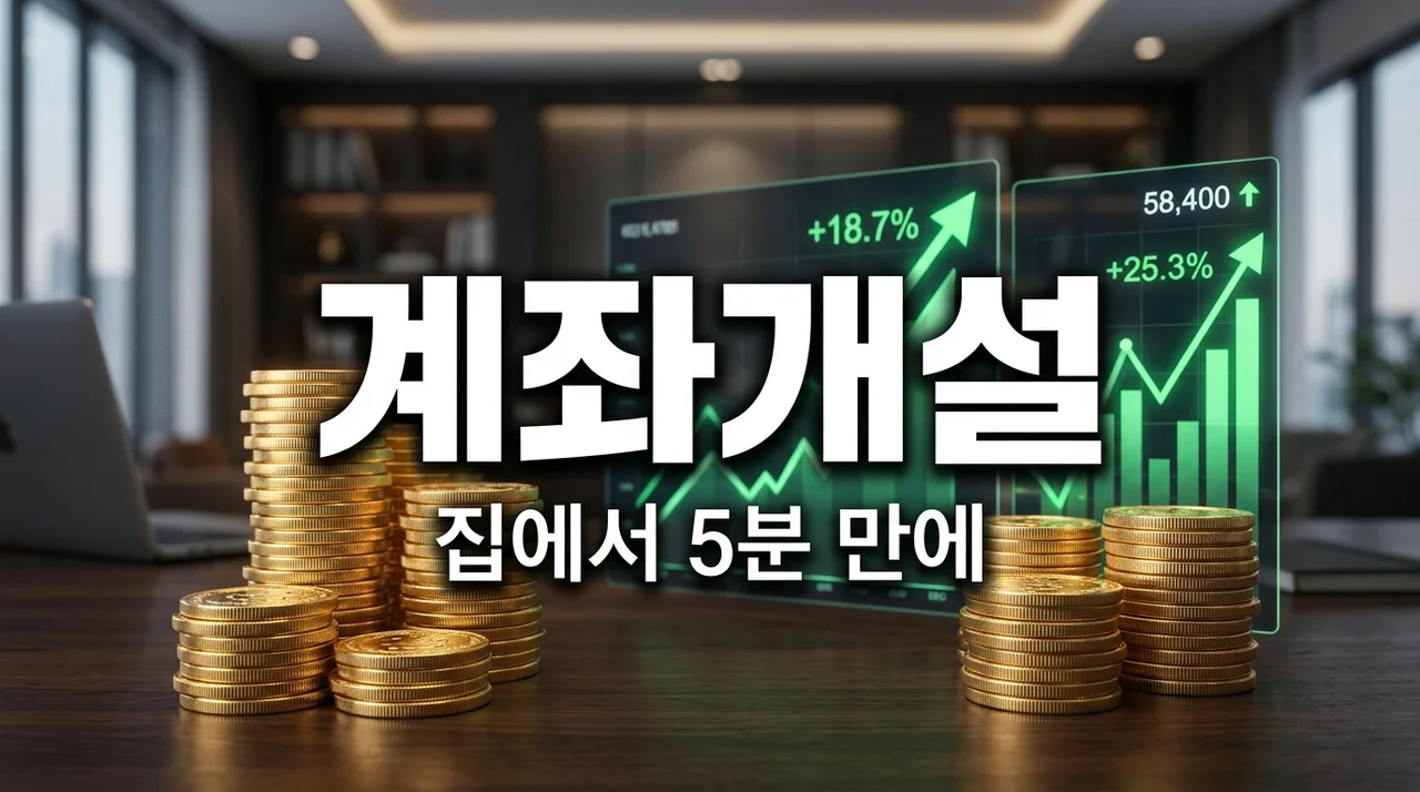 주식 비대면 계좌 개설 방법: 증권사 선택부터 5분 완성까지