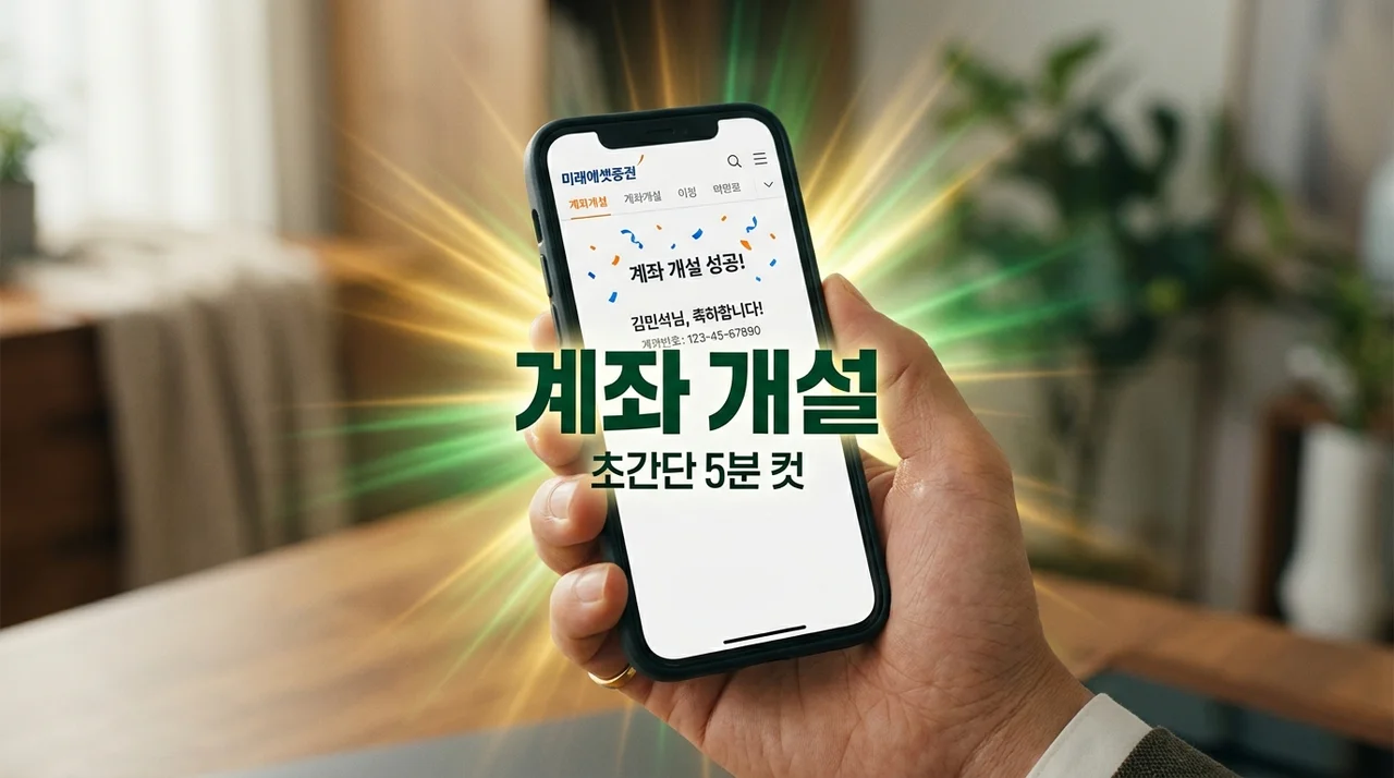 미래에셋계좌개설: 초간단 비대면 5분 컷! 종류부터 혜택까지 총정리