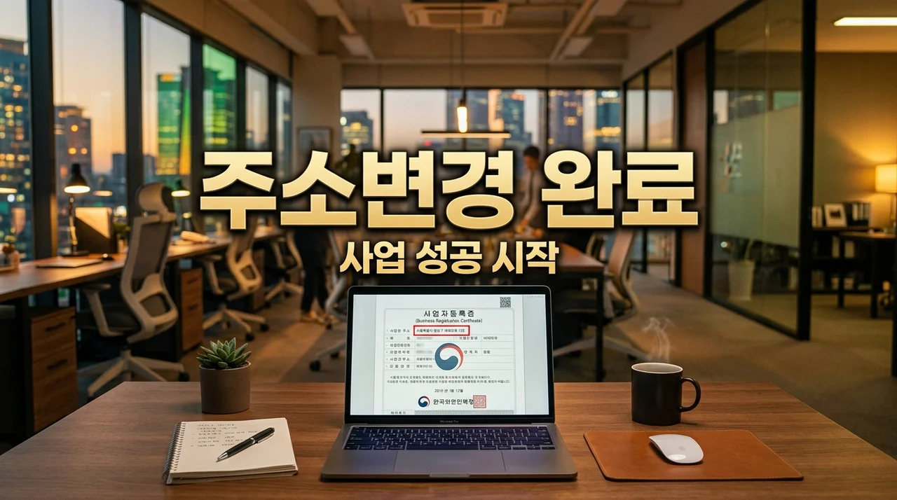 사업장주소변경 홈택스 10분 셀프 신고 가이드: 개인/법인 총정리