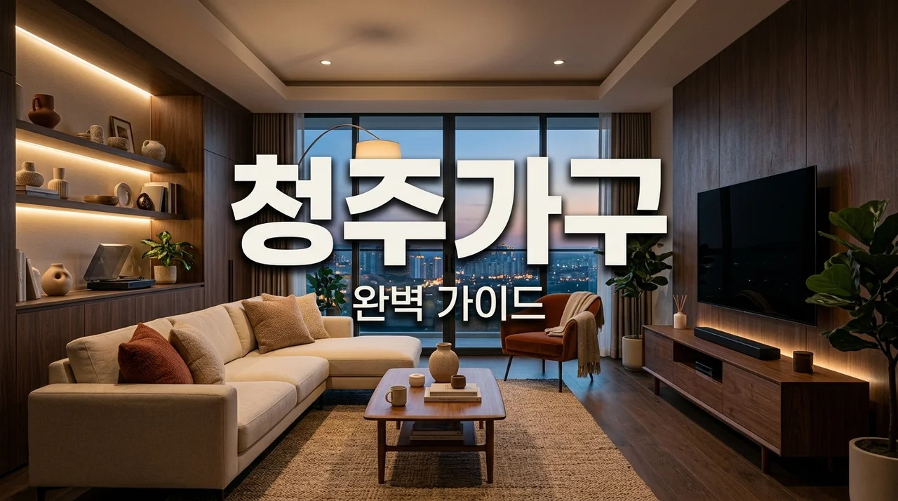 청주가구점: 신혼·입주가구 완벽 가이드! 싸고 좋은 가구 득템 비법