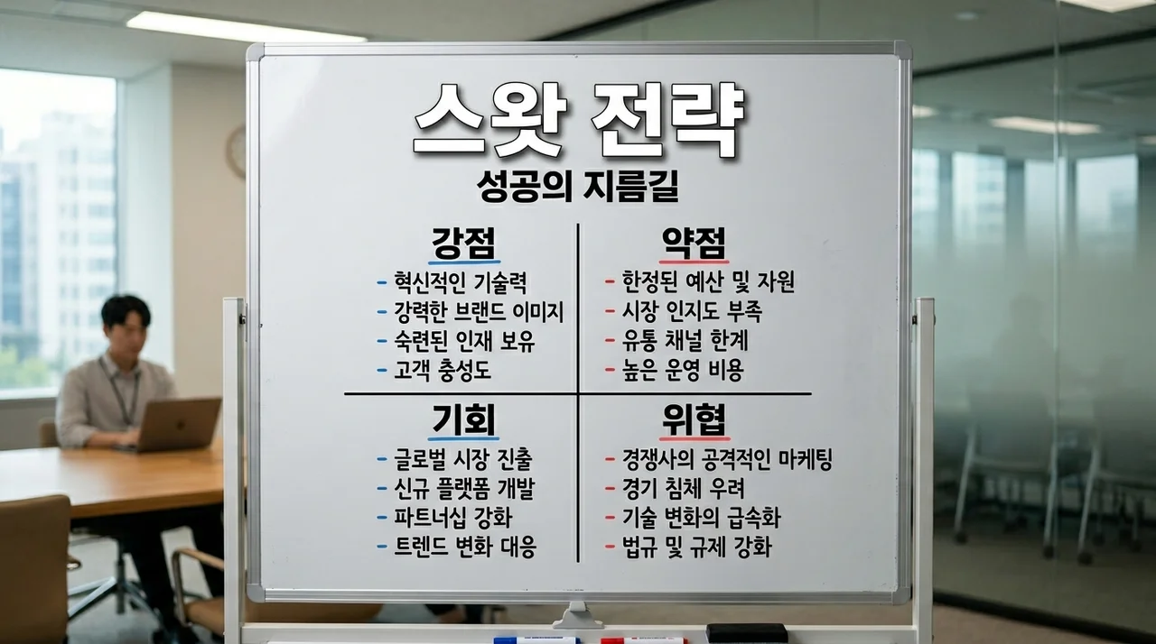 SWOT 분석 완벽 가이드: 사업 및 개인 성장을 위한 핵심 전략