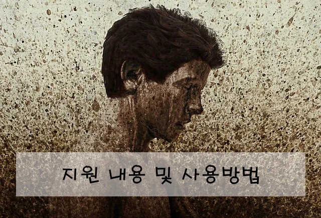 지원 내용 및 사용방법