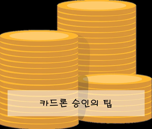 카드론 승인의 팁