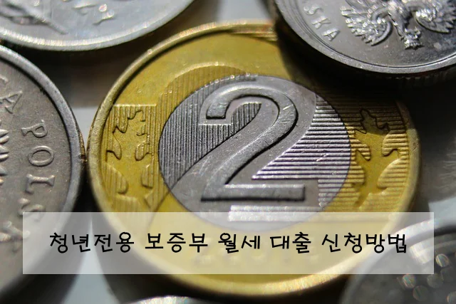 청년전용 보증부 월세 대출 신청방법