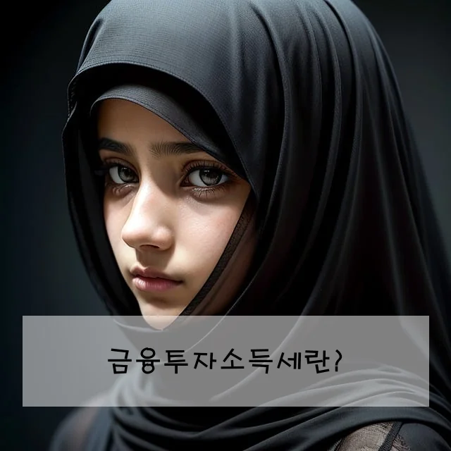 금융투자소득세란?