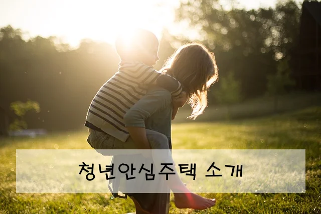 청년안심주택 소개