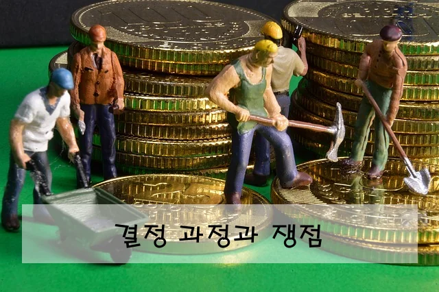 결정 과정과 쟁점