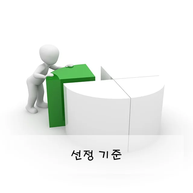 선정 기준