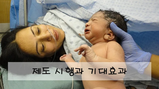 제도 시행과 기대효과