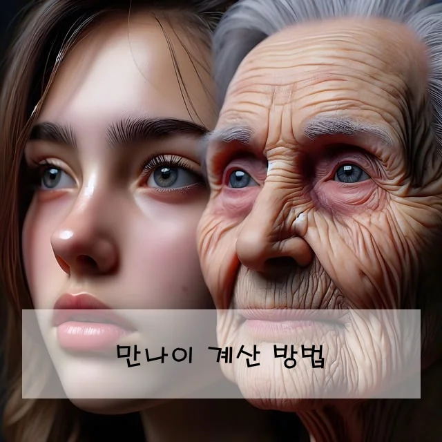 만나이 계산 방법