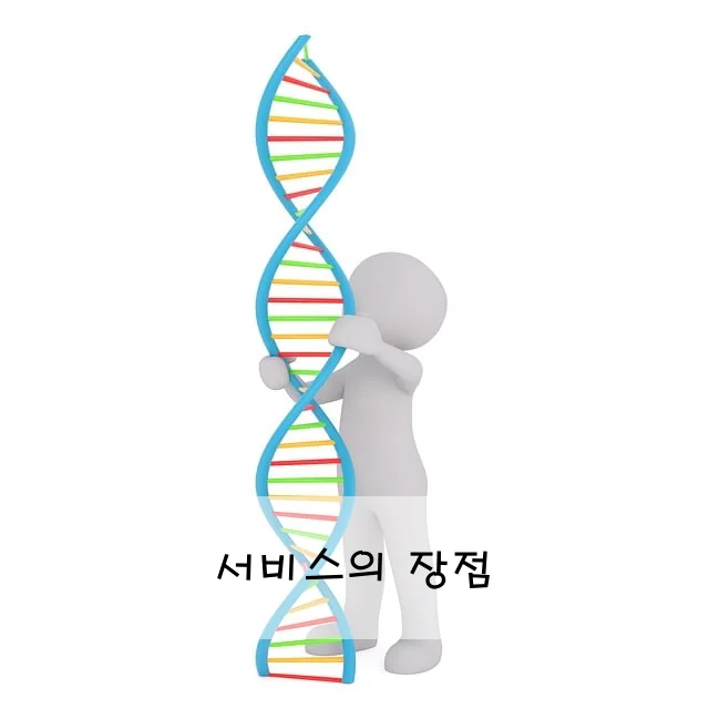 서비스의 장점