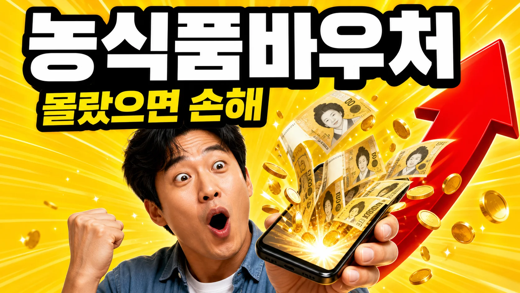 농식품바우처로 살 수 있는 신선한 국산 채소와 과일