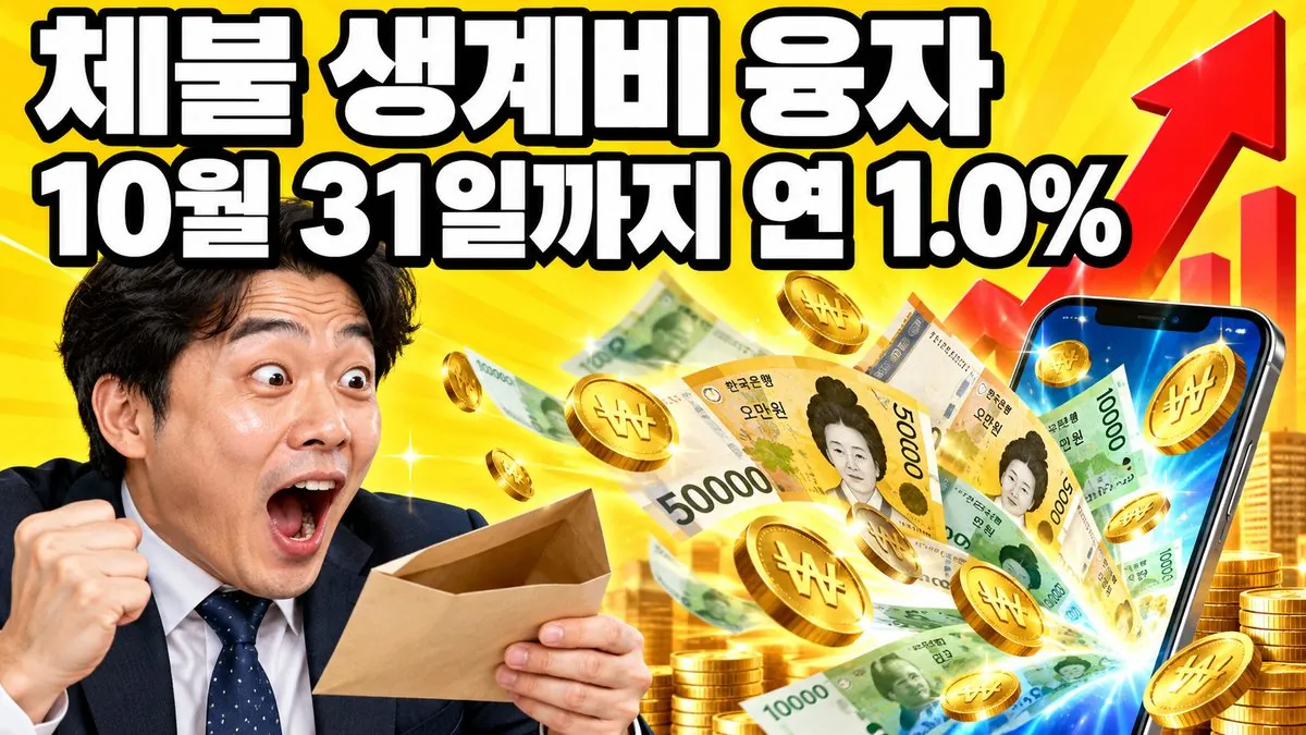 임금이 밀린 근로자가 체불 생계비 융자 연 1.0% 한시 금리를 확인하는 모습